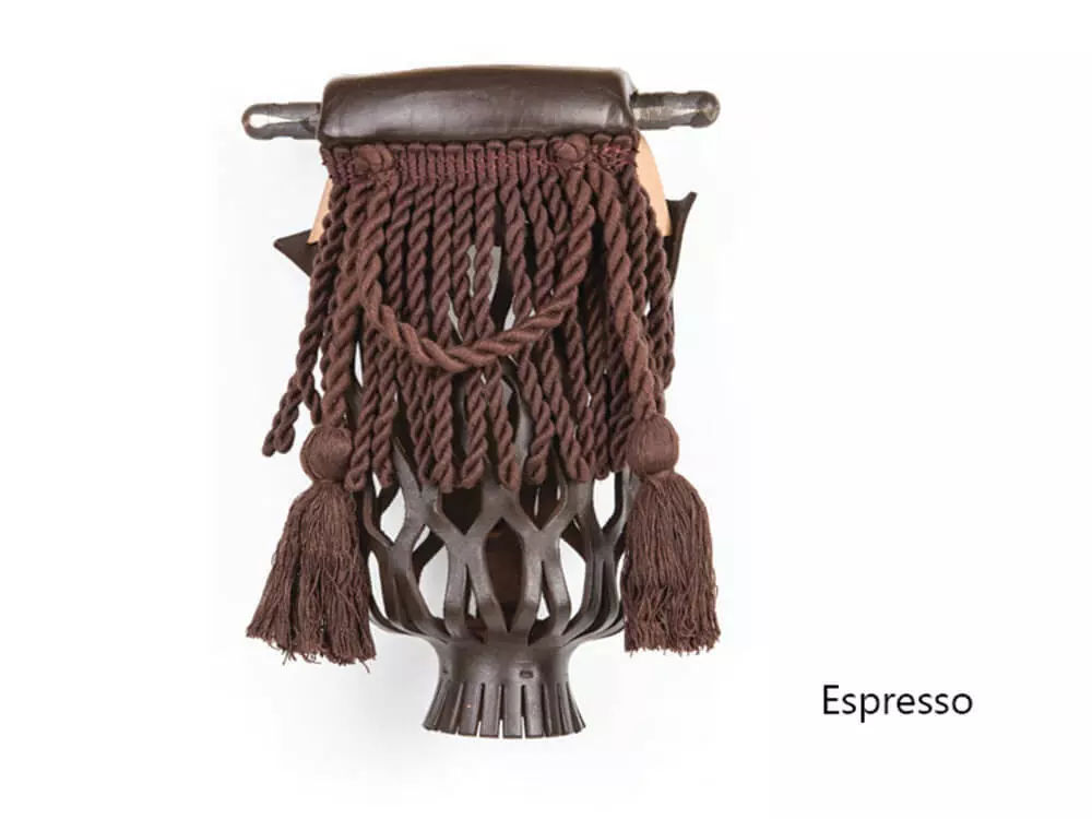 Picture of Leather Fringe W/Poly - Espres