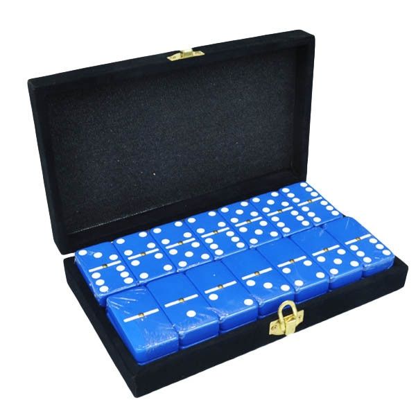 Picture of Double 6 Blue Tournament Size Dominos